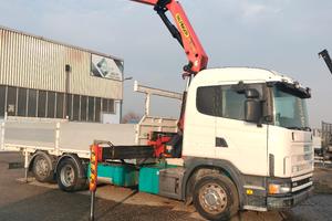 Scania v8 gru palfinger radiocomando scarrabile 