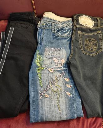 jeans e pantaloni vintage , taglia 40-42.