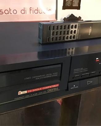 Sony cdp 250 lettore cd con telecomando originale