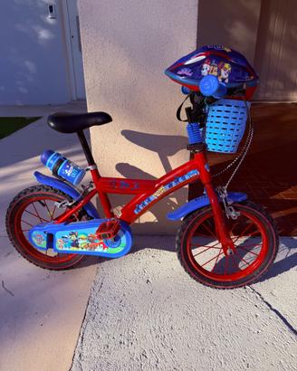 bici paw patrol da 3-6 anni