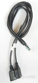Connettore USB doppio-adattatore 6 pin Car tablet