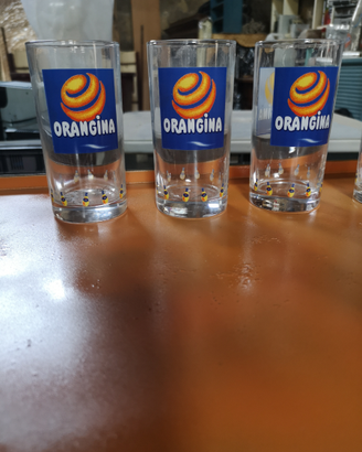 Orangina bicchieri vintage