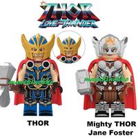 2 minifigure Thor Love and Thunder Marvel tip Lego
