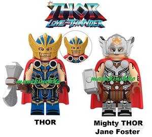 2 minifigure Thor Love and Thunder Marvel tip Lego