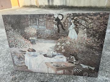 Grande stampa su tela stile Monet 130x90 cm – Quad