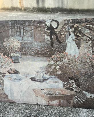 Grande stampa su tela stile Monet 130x90 cm – Quad
