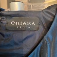 Abito blu con mantella top  gonna