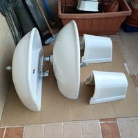 2 lavabi e rubinetteria 