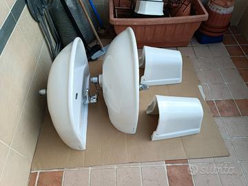 2 lavabi e rubinetteria 