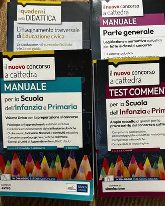 Manuali per concorso scuola Infanzia Primaria