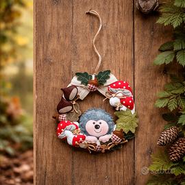 Fuoriporta artigianale riccio del bosco 