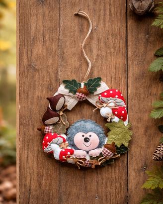 Fuoriporta artigianale riccio del bosco 