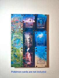 Quadro espositivo Pokemon , 9 pezzi 10x15 