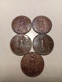 Italia 10 centesimi, 1911 - 50° anniversario Regno