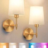 set 2 applique da parete oro wireless 