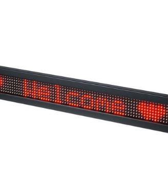 Insegna scritta scorrimento