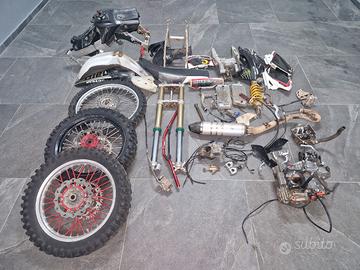 CRF 450 forcella cerchi carburatore sella testata