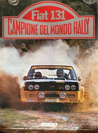 Poster Fiat 131 abarth Campione del mondo rally 