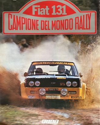Poster Fiat 131 abarth Campione del mondo rally 