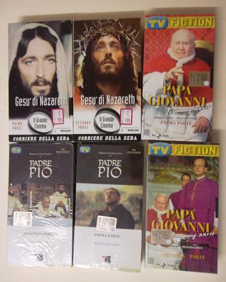 VHS Padre Pio, Gesù di Nazareth, Papa Giovanni 23°