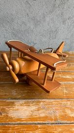 Lampadario Sospensione Aereo Legno Camera bambini