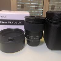 Sigma 85 1.4 art per sony ultima serie