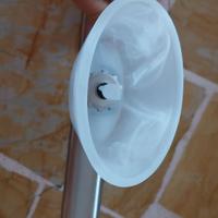 Lampadario  acciaio e vetro