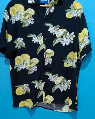 camicia hawaiana manica corta da uomo 