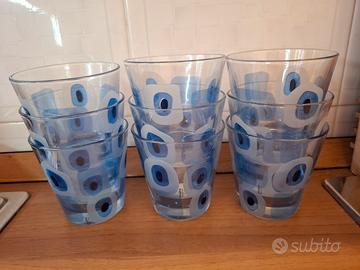 9 bicchieri da cucina