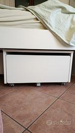 Baule sotto letto con ruote