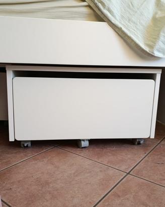 Baule sotto letto con ruote