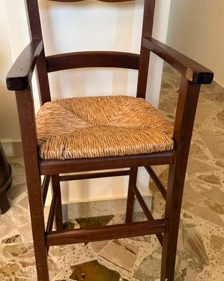 Seggiolone in legno
