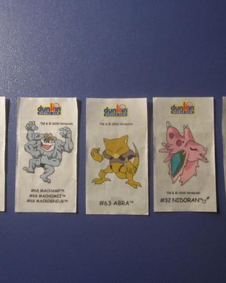 Figurine Dunkin Bubble Gum Pokemon 2000