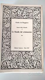 la filosofia del cristianesimo -  3 volumi 