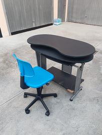 SCRIVANIA COMPLETA DI SEDIA