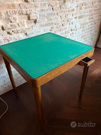 TAVOLO DA GIOCO ANNI 50