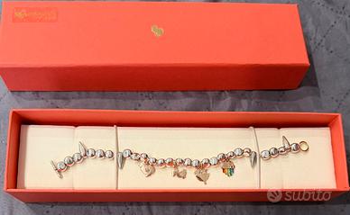 Bracciale Dodo con 4 ciondoli e 4 spike