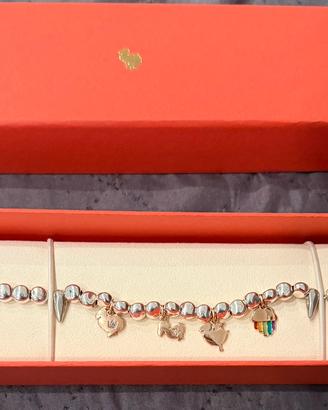 Bracciale Dodo con 4 ciondoli e 4 spike