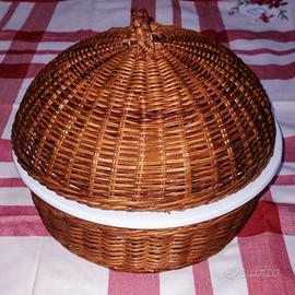 #T MULINO BIANCO Paniere porta pane ceramica cesto