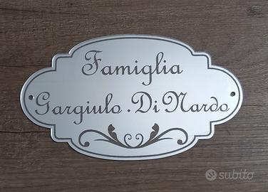 Targhetta fuori porta