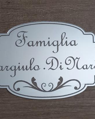 Targhetta fuori porta