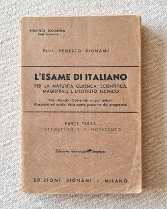 L'esame di italiano - Bignami