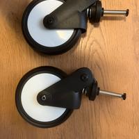 Coppia ruote universali anteriori passeggino