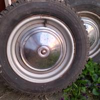coppia ruote fiat 500 epoca 1960