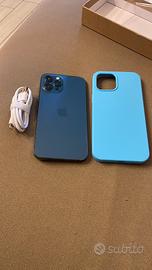 Iphon 12 pro max colore blu con batteria nuova