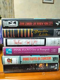 6 videocassette originali musicali