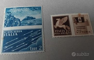 Francobolli del 1942 nuovi, non emessi. Pezzi 2 