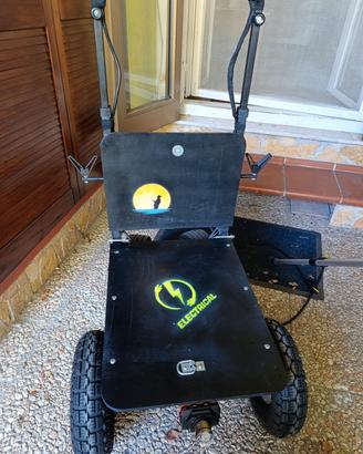 carrello elettrico da  pesca