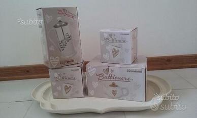 Set Teiera, Tisaniera, Tazze e Vassoio Brandani NU