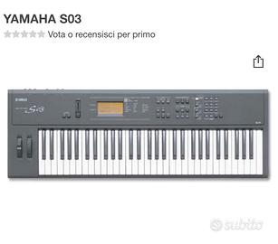 Tastiera Yamaha S03